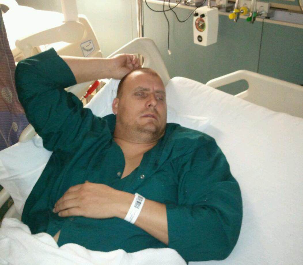 Sgt Kinard in the hospital