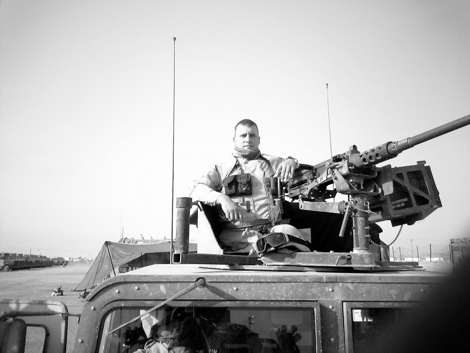 Sgt Hamilton Kinard serving in Iraq with the 1st 178th F.A.